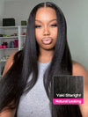 Elite Human Hair Collection Straight Wig 100% Human Hair